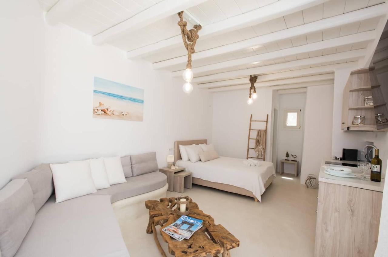 Houlakia  Gorgeous Studio In Cycladic Architecture Overlooking The Aegean 아파트 외부 사진