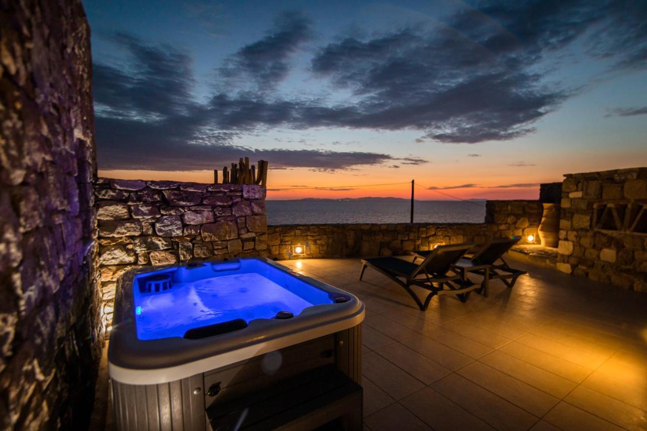 Houlakia  Gorgeous Studio In Cycladic Architecture Overlooking The Aegean 아파트 외부 사진