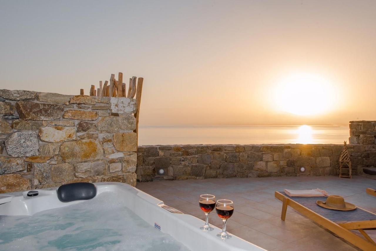 Houlakia  Gorgeous Studio In Cycladic Architecture Overlooking The Aegean 아파트 외부 사진
