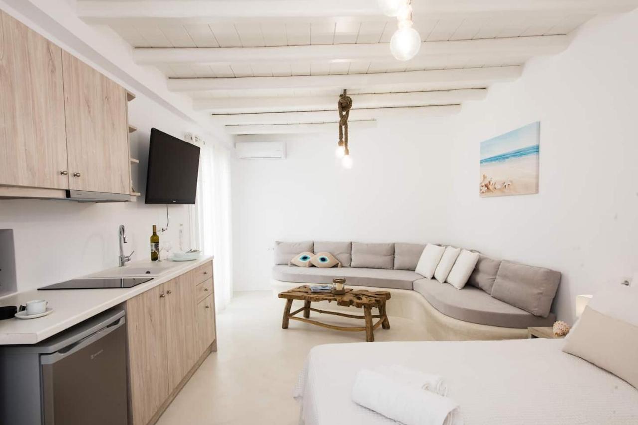 Houlakia  Gorgeous Studio In Cycladic Architecture Overlooking The Aegean 아파트 외부 사진
